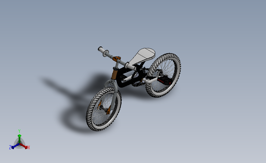 山地自行车solidworks