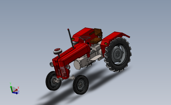 拖拉机solidworks