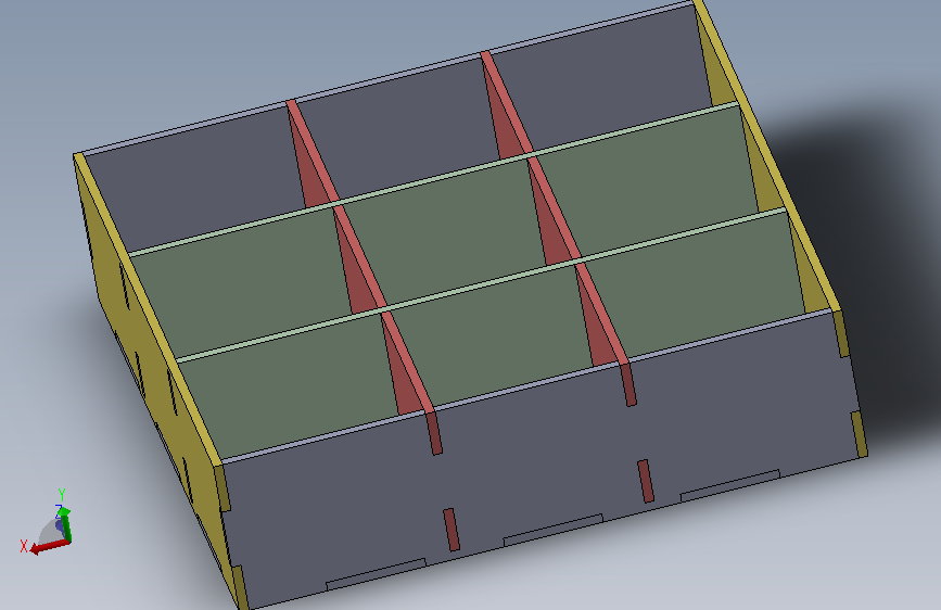 A3005171-螺丝固定盒 3mm MDF