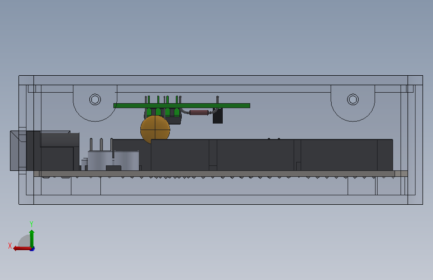 A3005201-适用于Arduino 2560的盒子 背面视图
