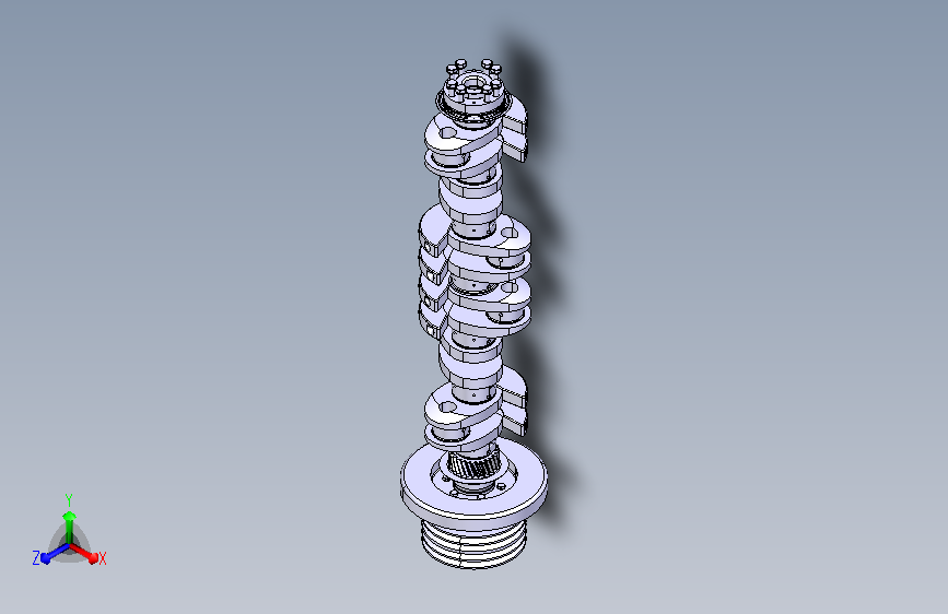 曲轴活塞3 catia