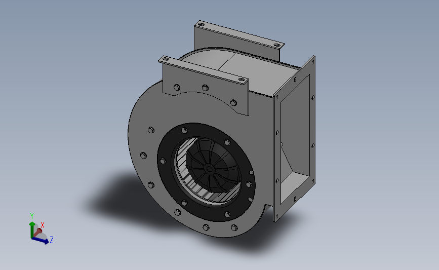 SYBS250离心风机[SYBS250D(0.85-4)]亿利达.sldprt