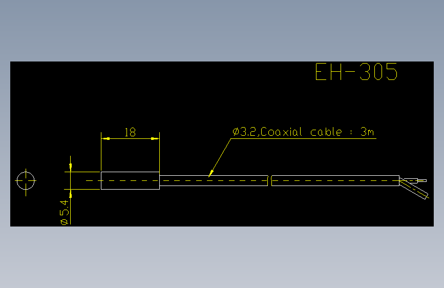 eh-305.DXFKEYENCE基恩士电气元件