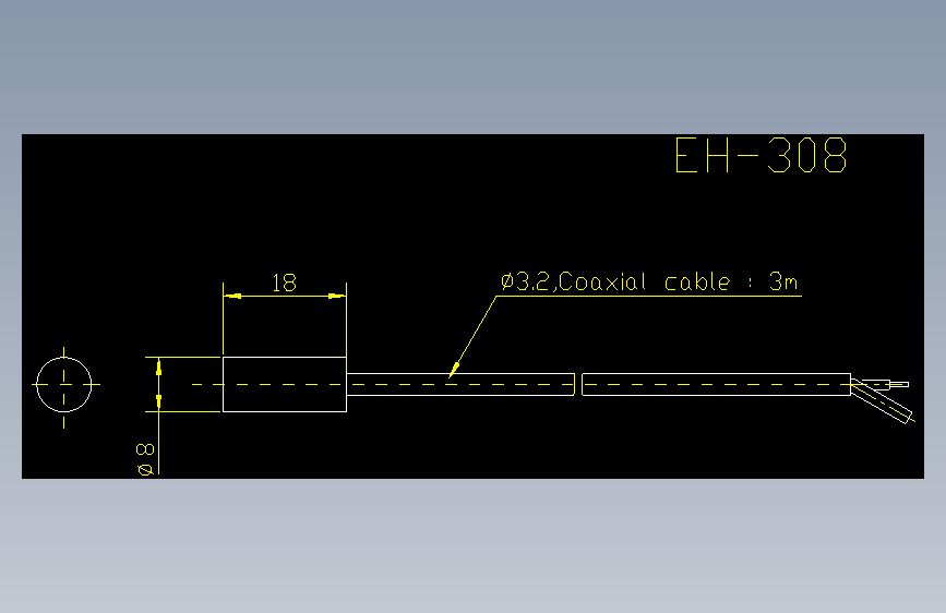 eh-308.DXFKEYENCE基恩士电气元件