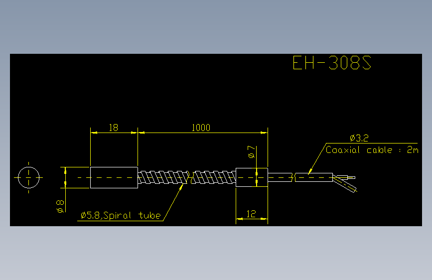 eh-308s.DXFKEYENCE基恩士电气元件