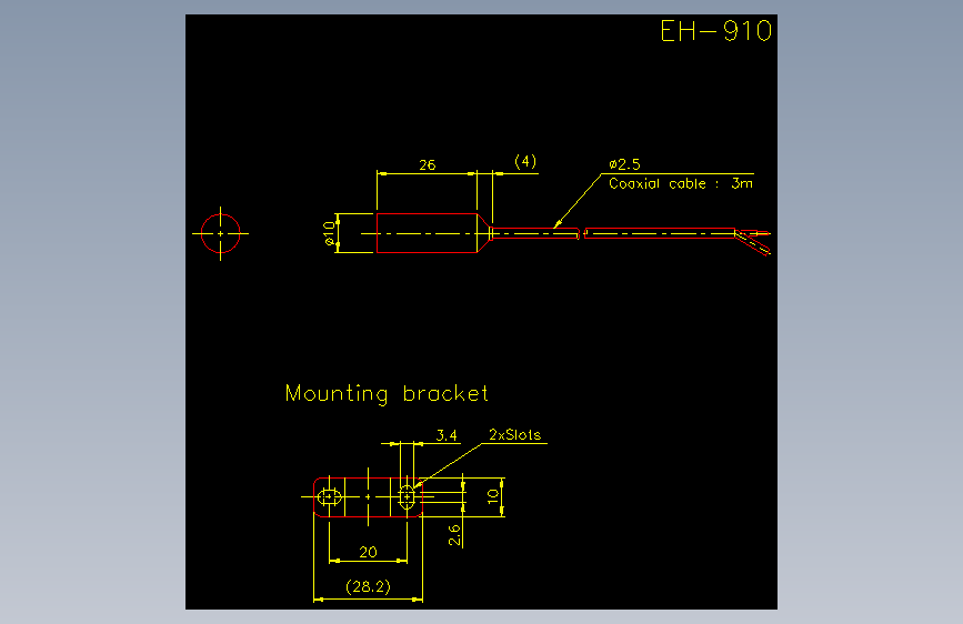 eh-910.dxfKEYENCE基恩士电气元件