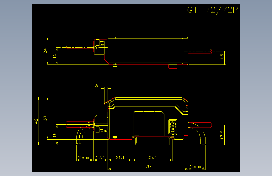 gt-72_72p.dxfKEYENCE基恩士电气元件