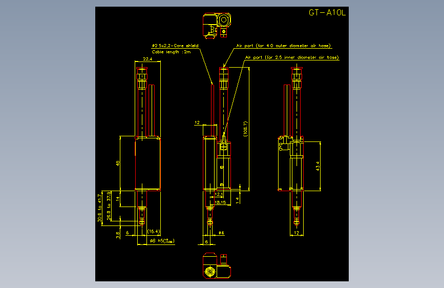 gt-a10l.dxfKEYENCE基恩士电气元件