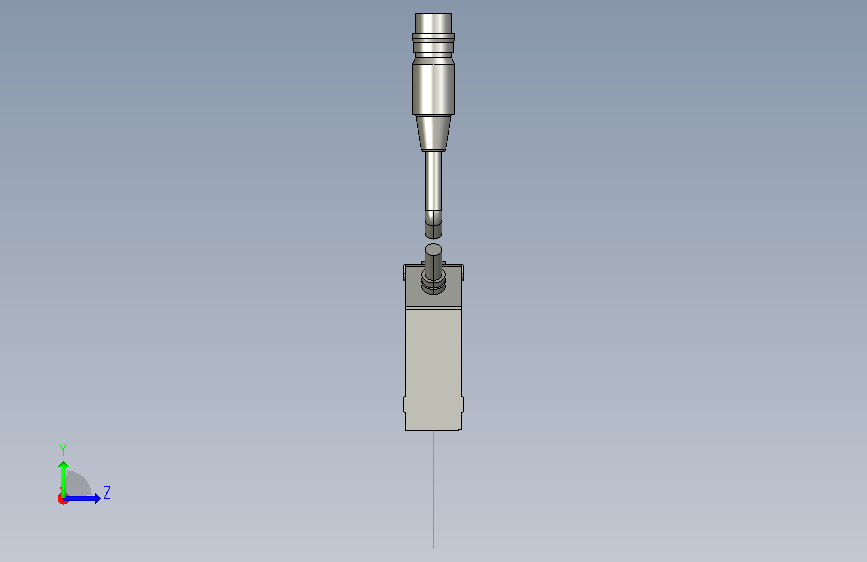 LC-2450.stpKEYENCE基恩士电气元件 左侧视图