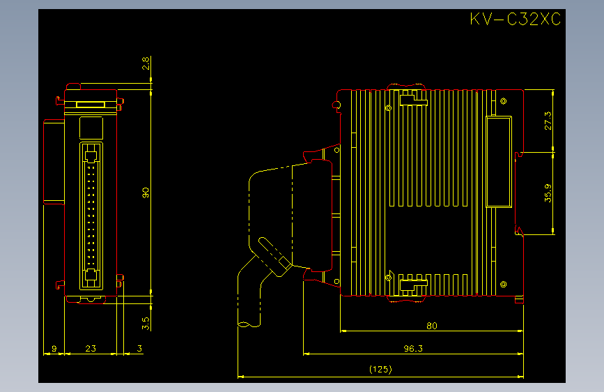 kv-c32xc.dxfKEYENCE基恩士电气元件