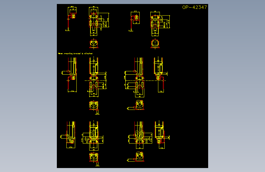 OP-42347.DXFKEYENCE基恩士电气元件