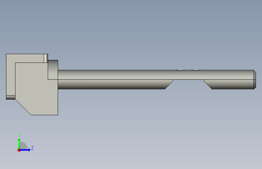 PZ-S10.stpKEYENCE基恩士电气元件 左侧视图