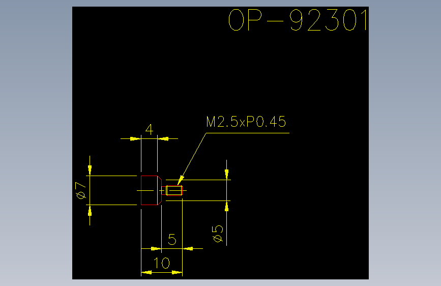 op-92301.dxfKEYENCE基恩士电气元件