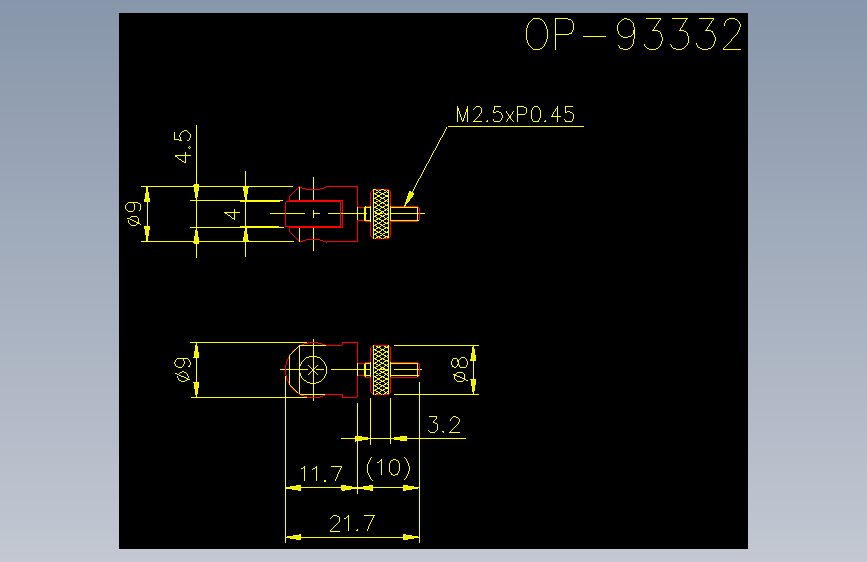 op-93332.dxfKEYENCE基恩士电气元件