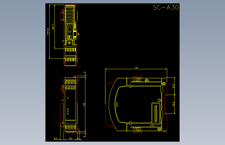 sc-a30.dxfKEYENCE基恩士电气元件
