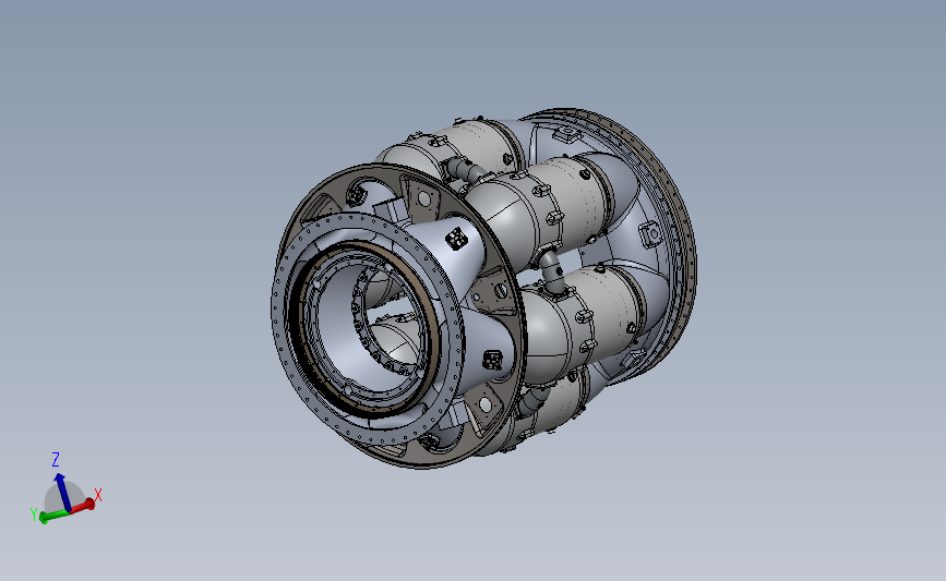 Orenda Jet Engine 9&10 完整的燃烧器组件