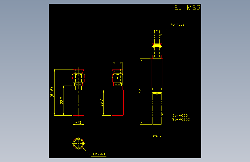 sj-ms3.dxfKEYENCE基恩士电气元件
