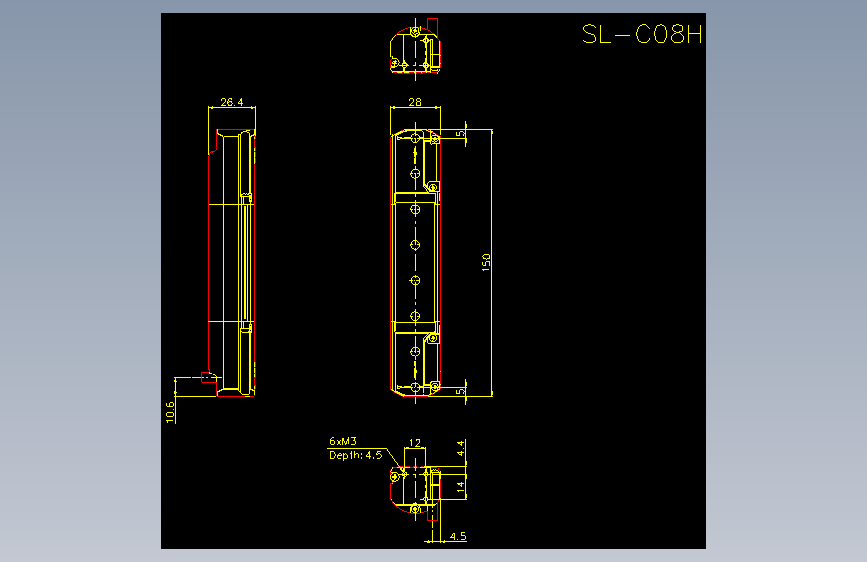 sl-c08h.dxfKEYENCE基恩士电气元件