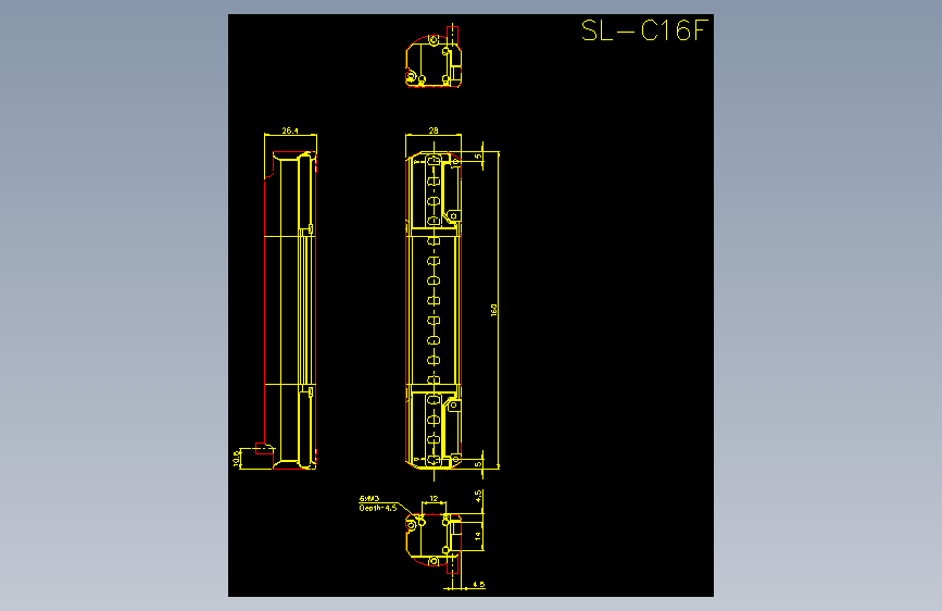 sl-c16f.dxfKEYENCE基恩士电气元件