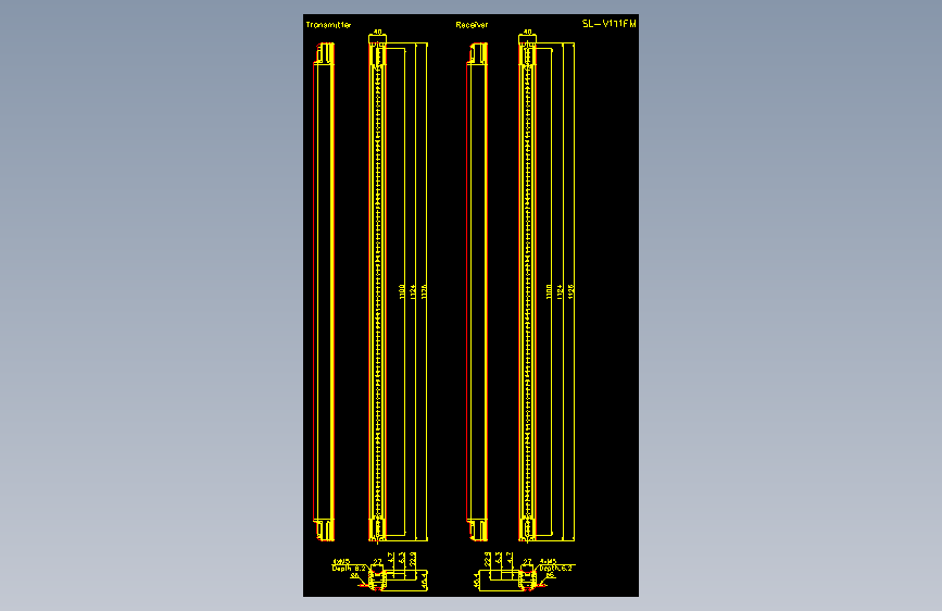 sl-v111fm.dxfKEYENCE基恩士电气元件