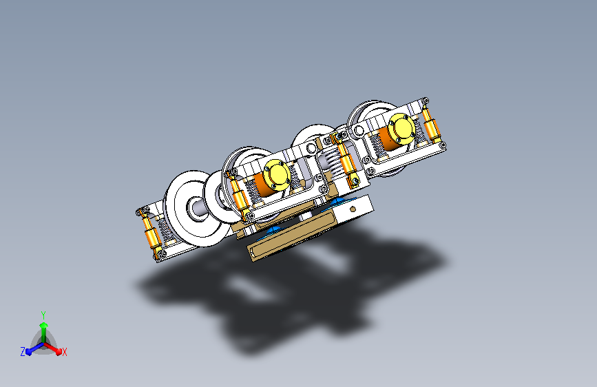 火车转向架13catia