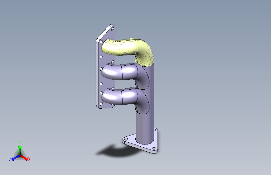 排气管 catia