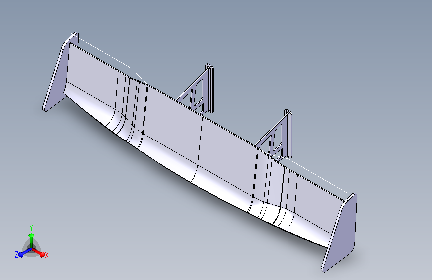 汽车尾翼20 catia