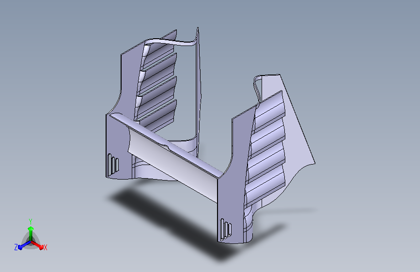 汽车尾翼12 catia
