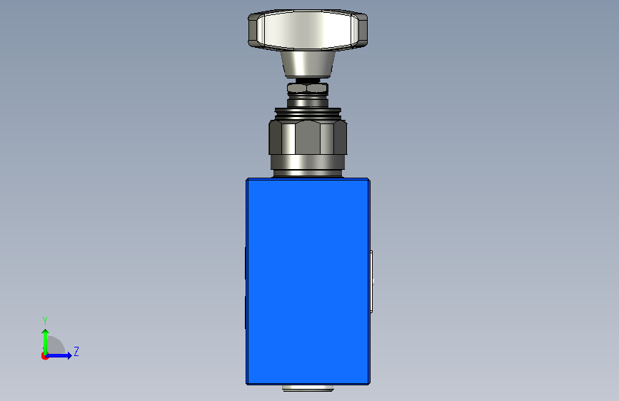 DBDH10P-1XJ直动型板式溢流阀 左侧视图