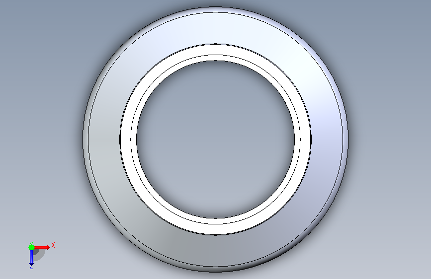 DN80 De90 - DN50 De63 PN10 UPVC变径接头 俯视图