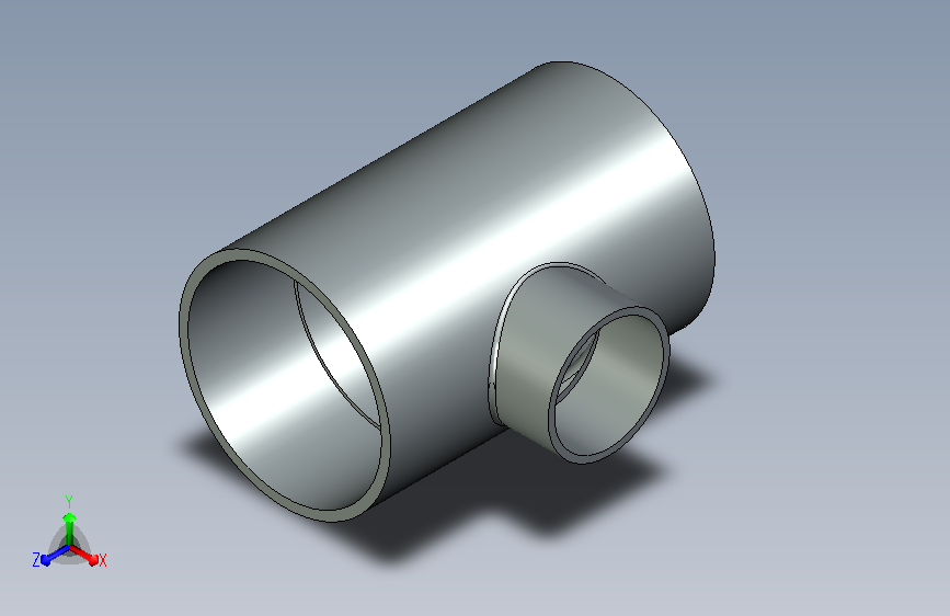DN150 De160 - DN80 De90 PN10 UPVC 90°变径三通