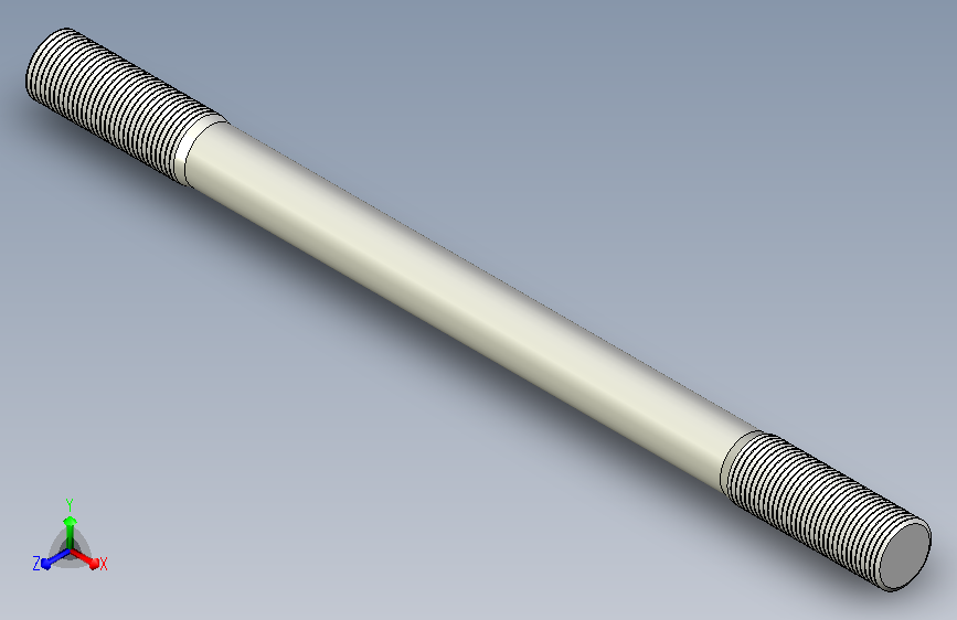 镀锌双头螺栓M20×300