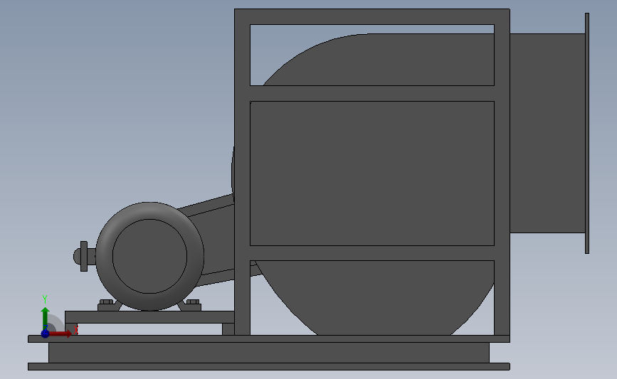 KTS型多翼式离心通风机[KTS-No10”-左180°-0.55kW]