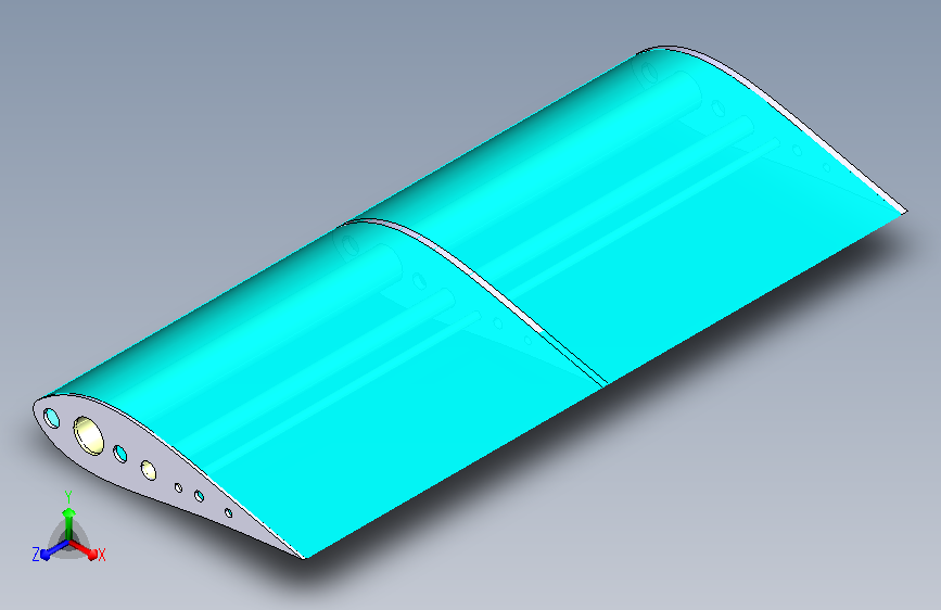飞机机翼131 catia