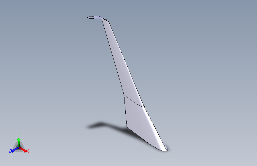飞机机翼118 catia
