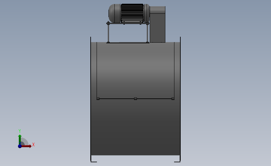 T30 C式 轴流通风机[t30 C式 轴流通风机 9c] Solidworks 2018 模型图纸下载 懒石网