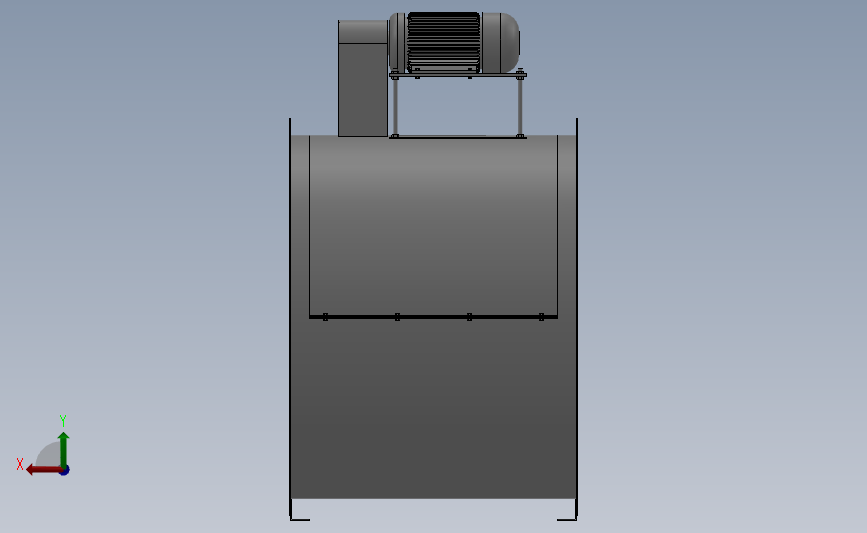 T30 C式 轴流通风机[t30 C式 轴流通风机 9c] Solidworks 2018 模型图纸下载 懒石网