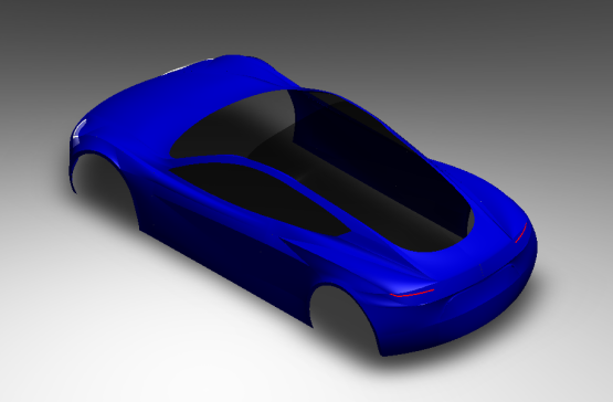 A0010696-特斯拉 Roadster 表面模型