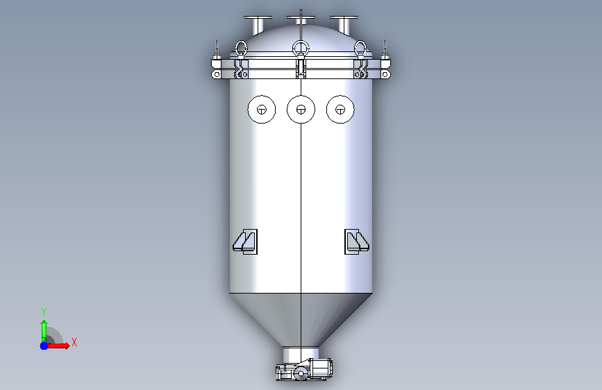 H0007658-烛式过滤器 正面视图