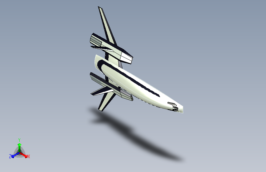 皇家白色太空战机 CATIA