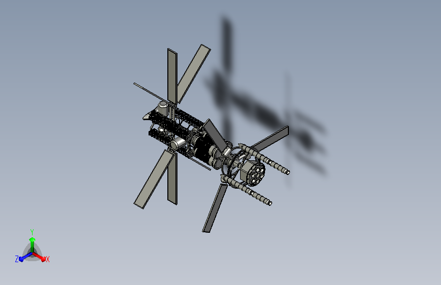 航天器对接舱 CATIA