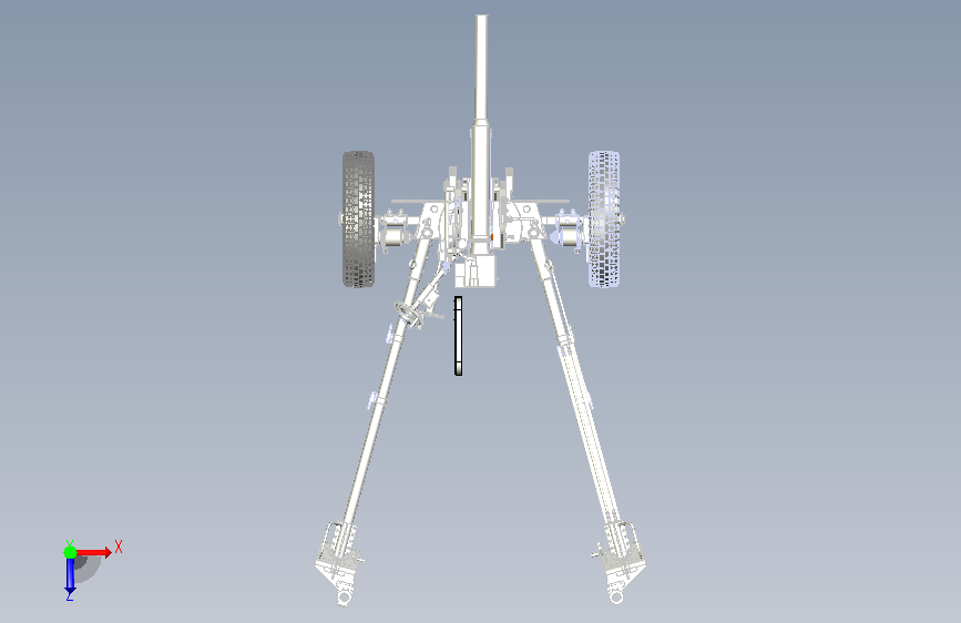 Pak-36 3.7cm反坦克炮 SW18 俯视图