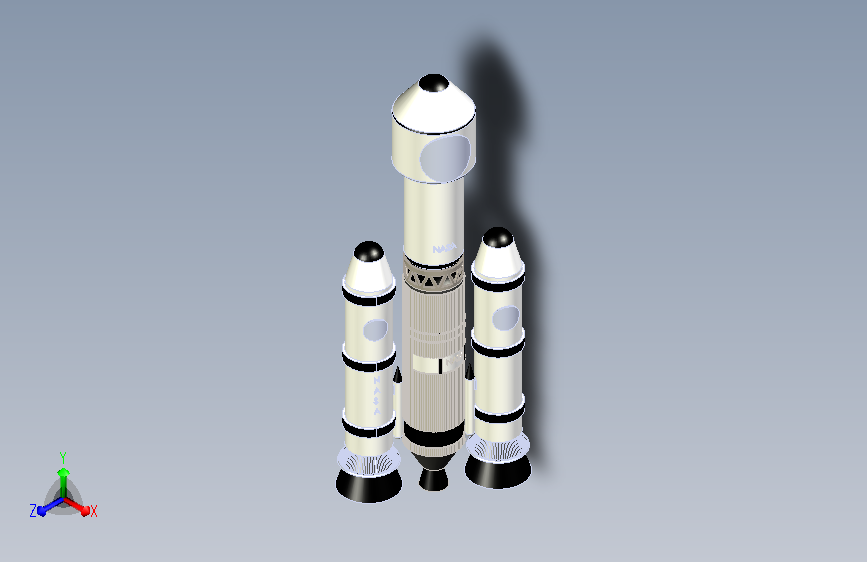 NASA GSLV MK3火箭模型 SW21