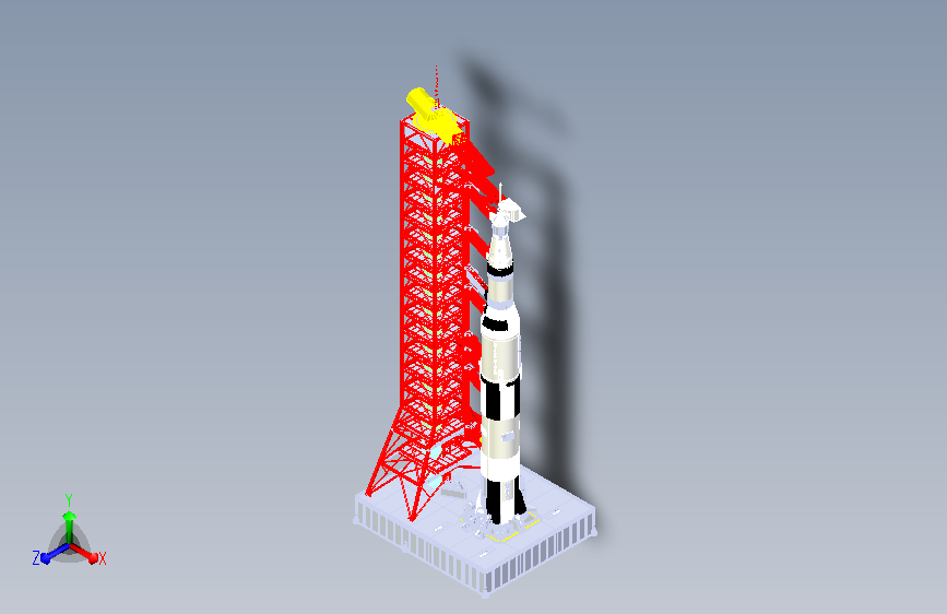 土星5号火箭及发射台 SW13