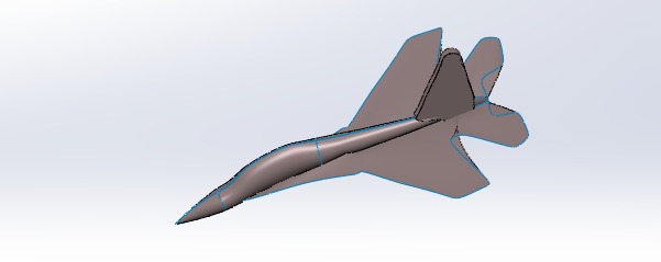 A0010766-F-15鹰式战斗机的高级表面建模和逆向工程
