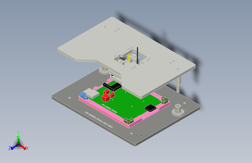 A0010790-PCB模块的散热器组件夹具