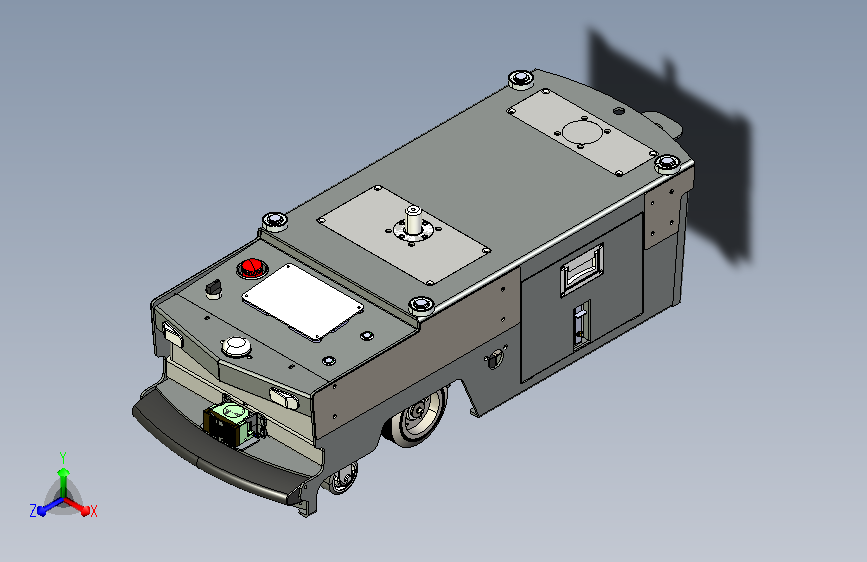 3D详实AGV小车