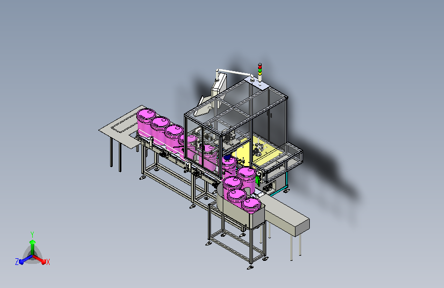 BP工业油桶20L自动化检测线3D