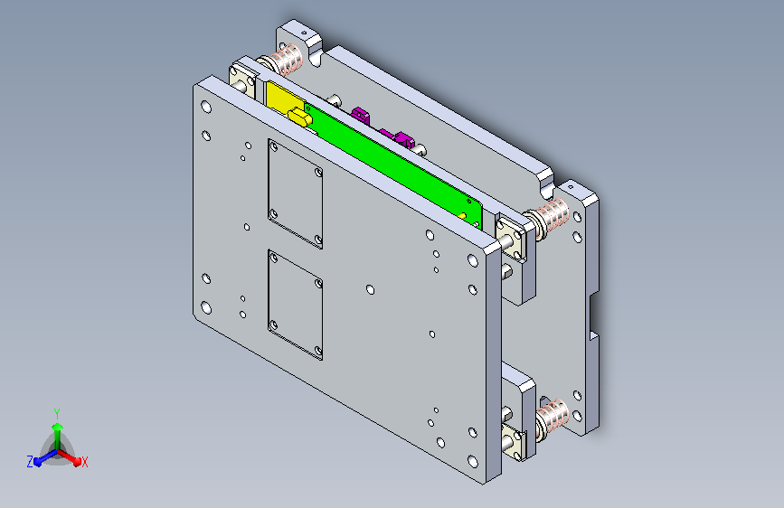 PCB板弯角模具