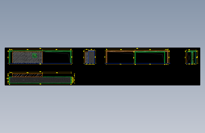 DS9907Bar Counter Details工装图纸